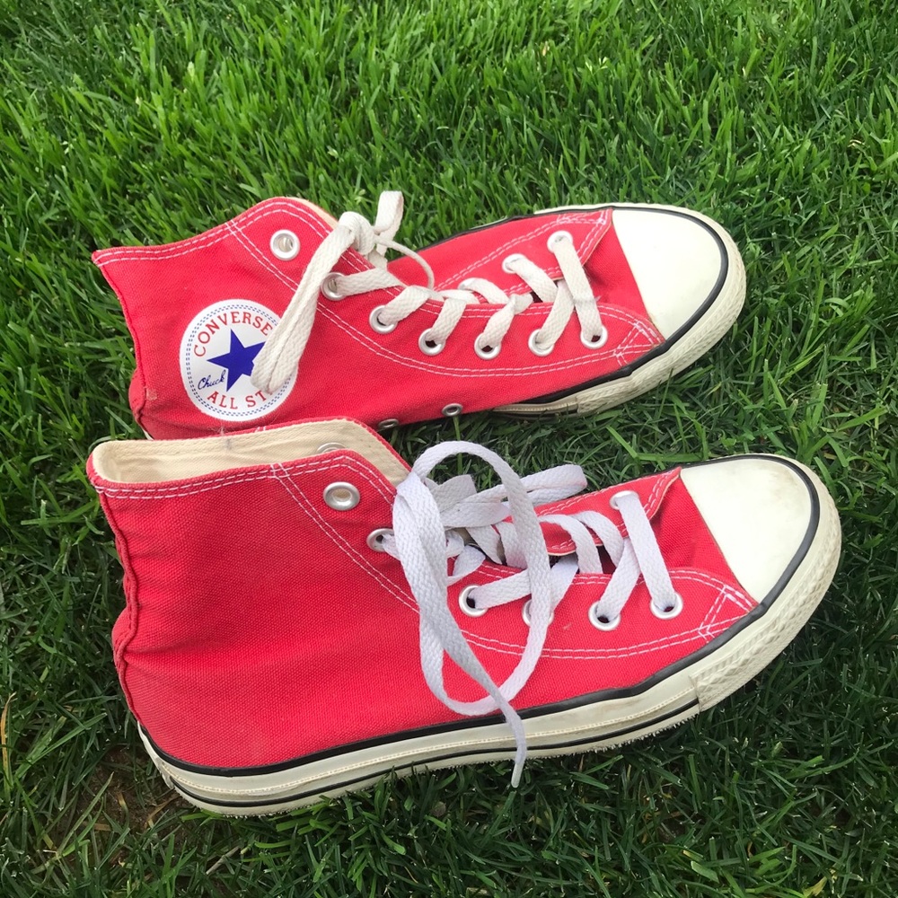 Red Converse - Picture 3 of 3